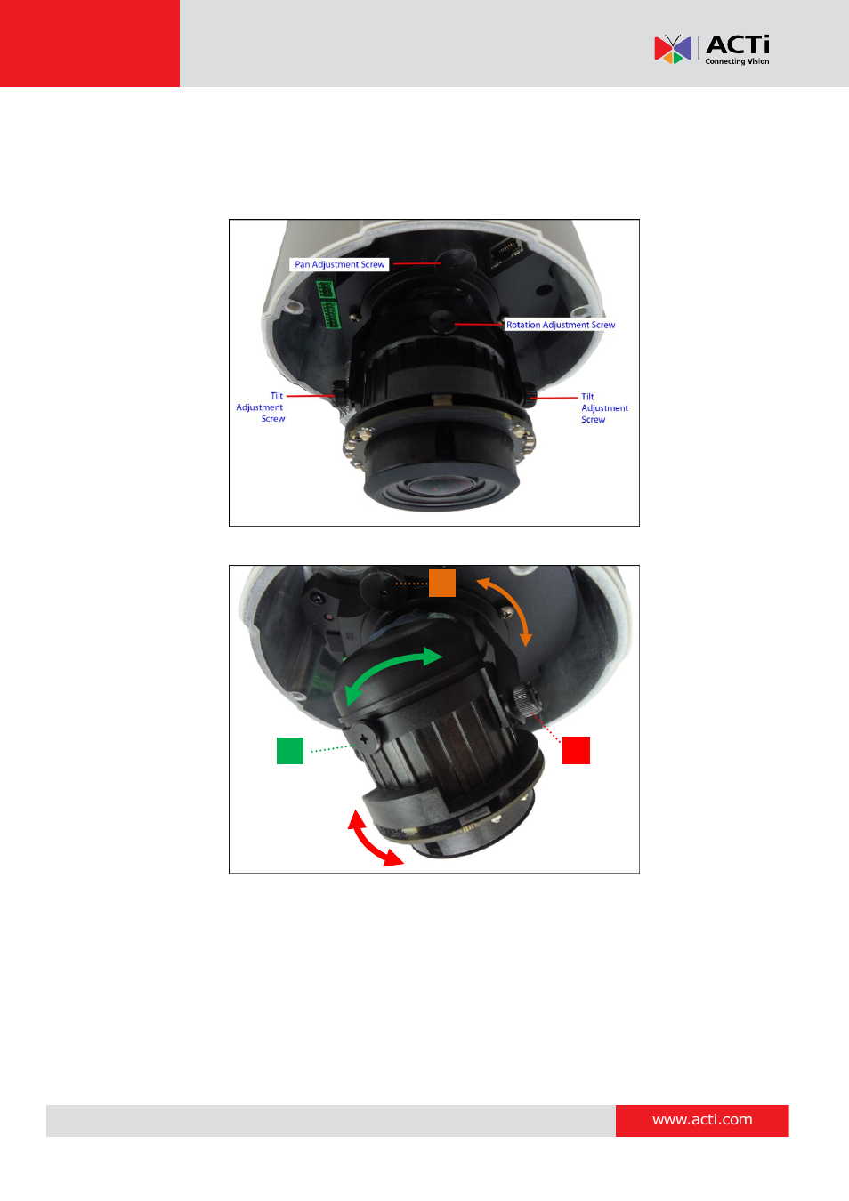 E815, e816, e817, e822, Hardware manual | ACTi E89 User Manual | Page 36 / 47