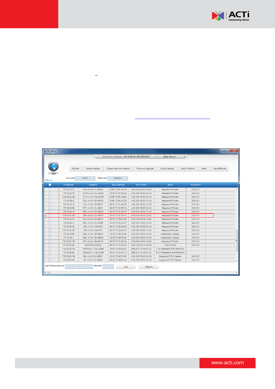 Hardware manual | ACTi E89 User Manual | Page 42 / 47