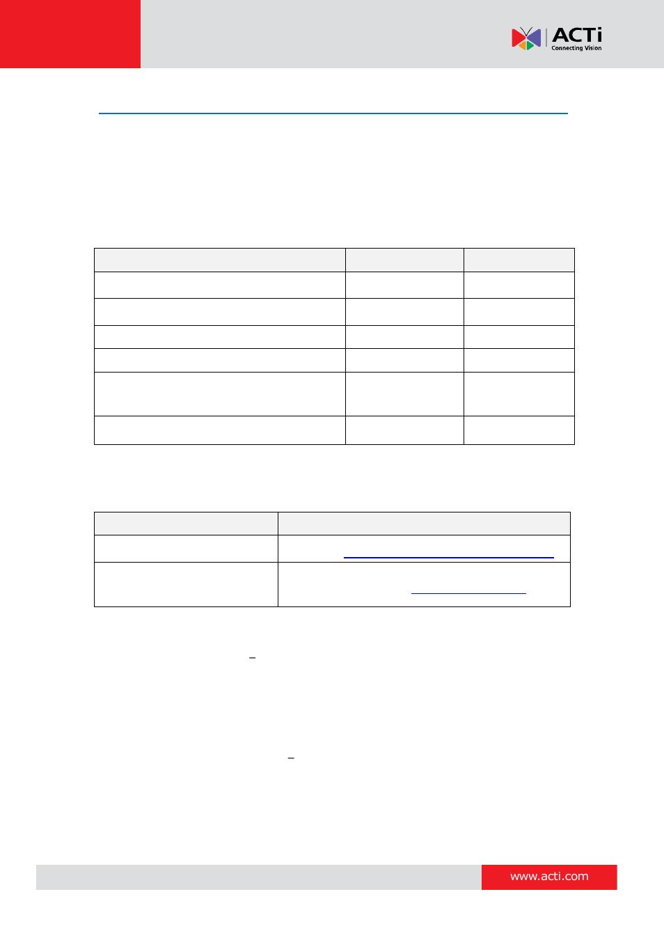 Access the camera, Hardware manual | ACTi E89 User Manual | Page 45 / 47