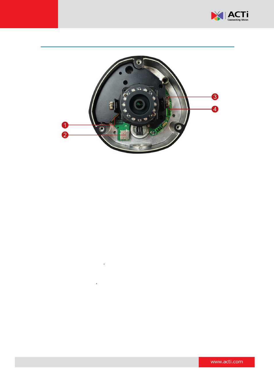 Physical description | ACTi D71A User Manual | Page 10 / 47