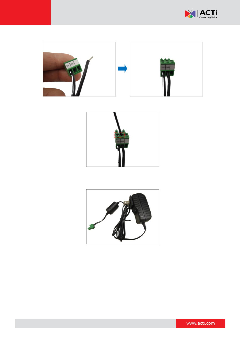 Mini video encoder hardware manual | ACTi V11 User Manual | Page 12 / 20