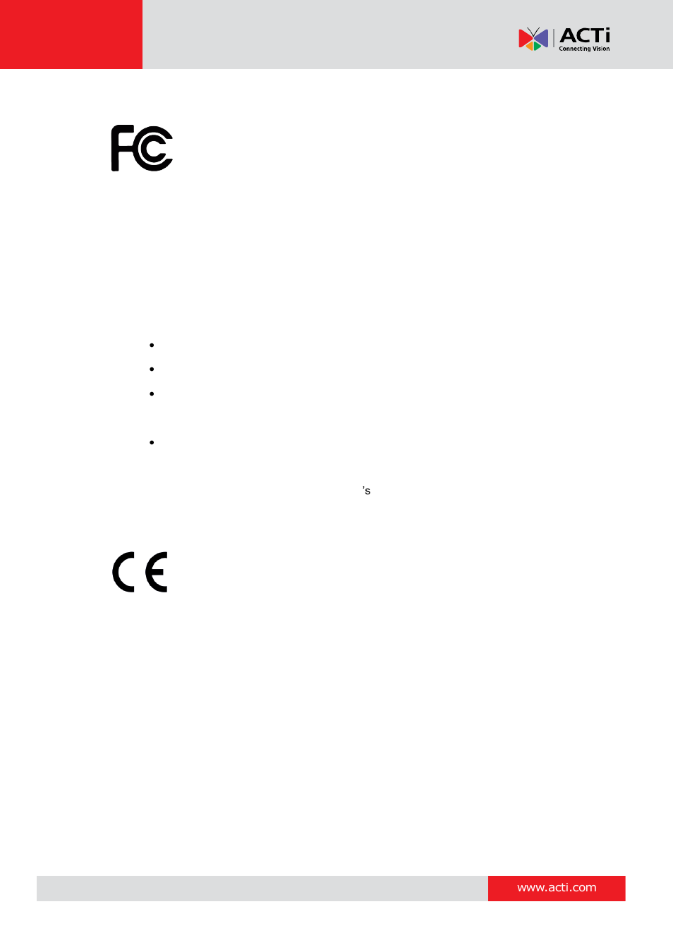 Hardware manual | ACTi B94 User Manual | Page 5 / 48