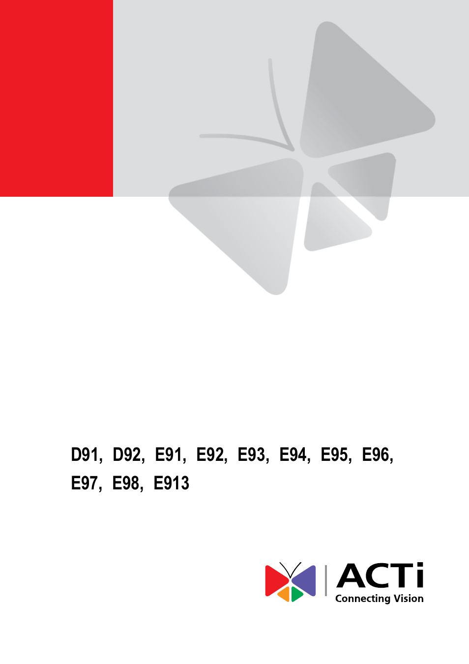 ACTi D91 User Manual | 36 pages