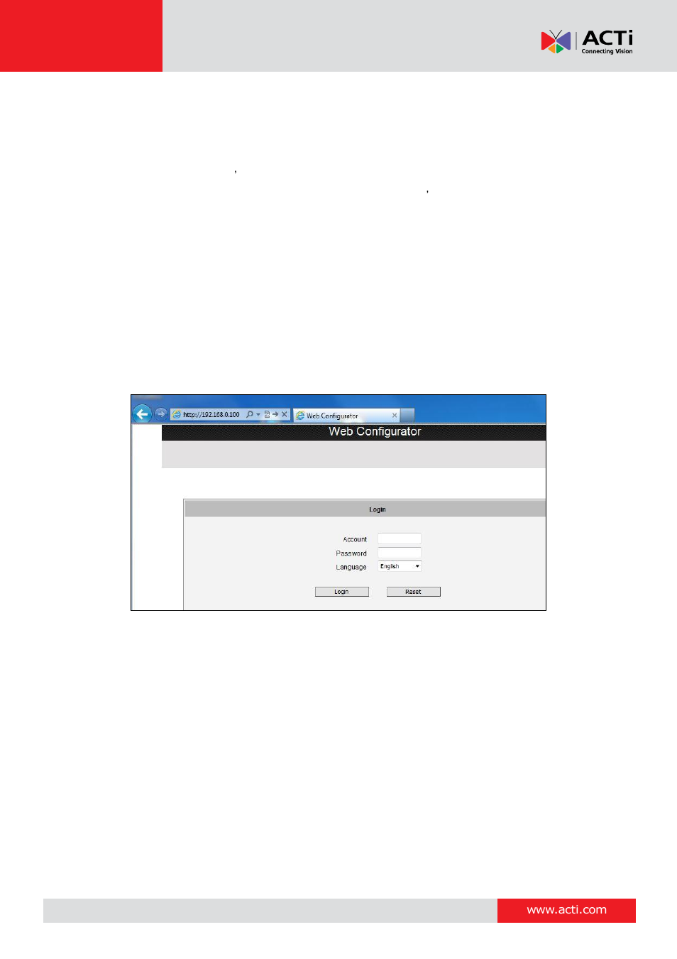 ACTi D91 User Manual | Page 35 / 36