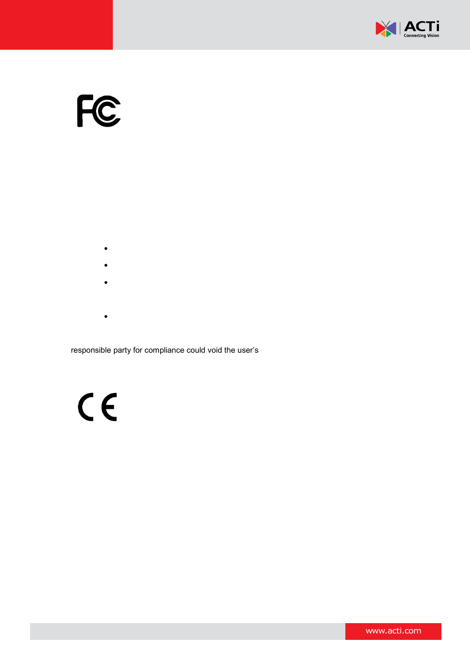 ACTi D91 User Manual | Page 5 / 36