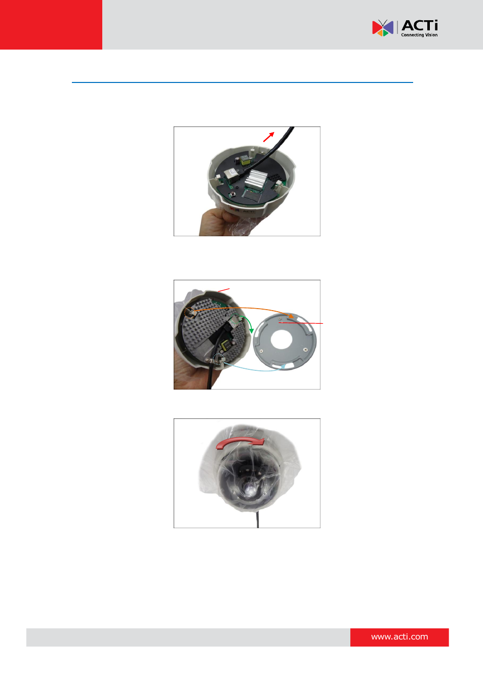 Step 5: install the camera | ACTi D51 User Manual | Page 17 / 31