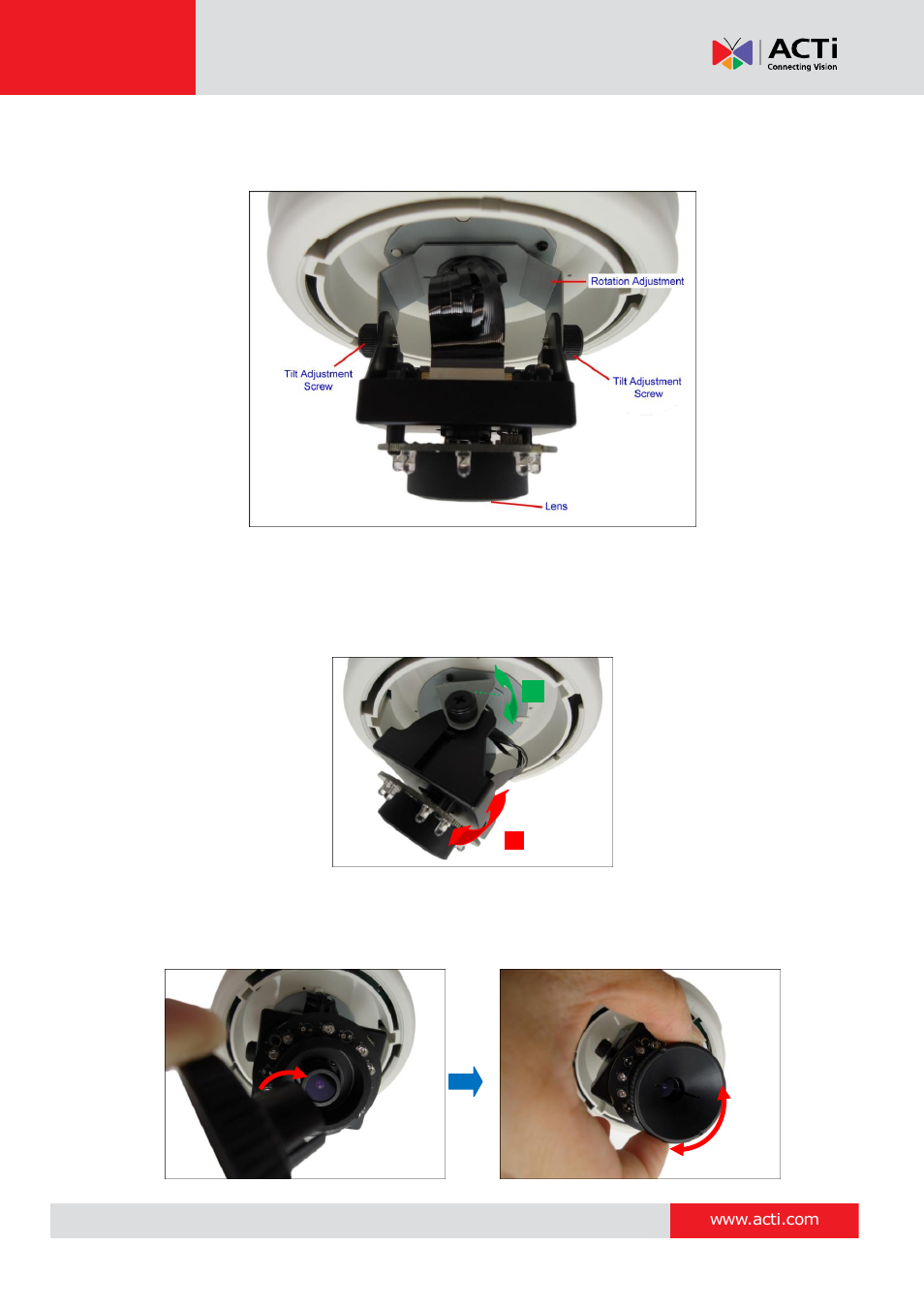 D54 / d55 / e52 / e53 / e54 / e56 / e57 / e59, Hardware manual | ACTi D51 User Manual | Page 22 / 31