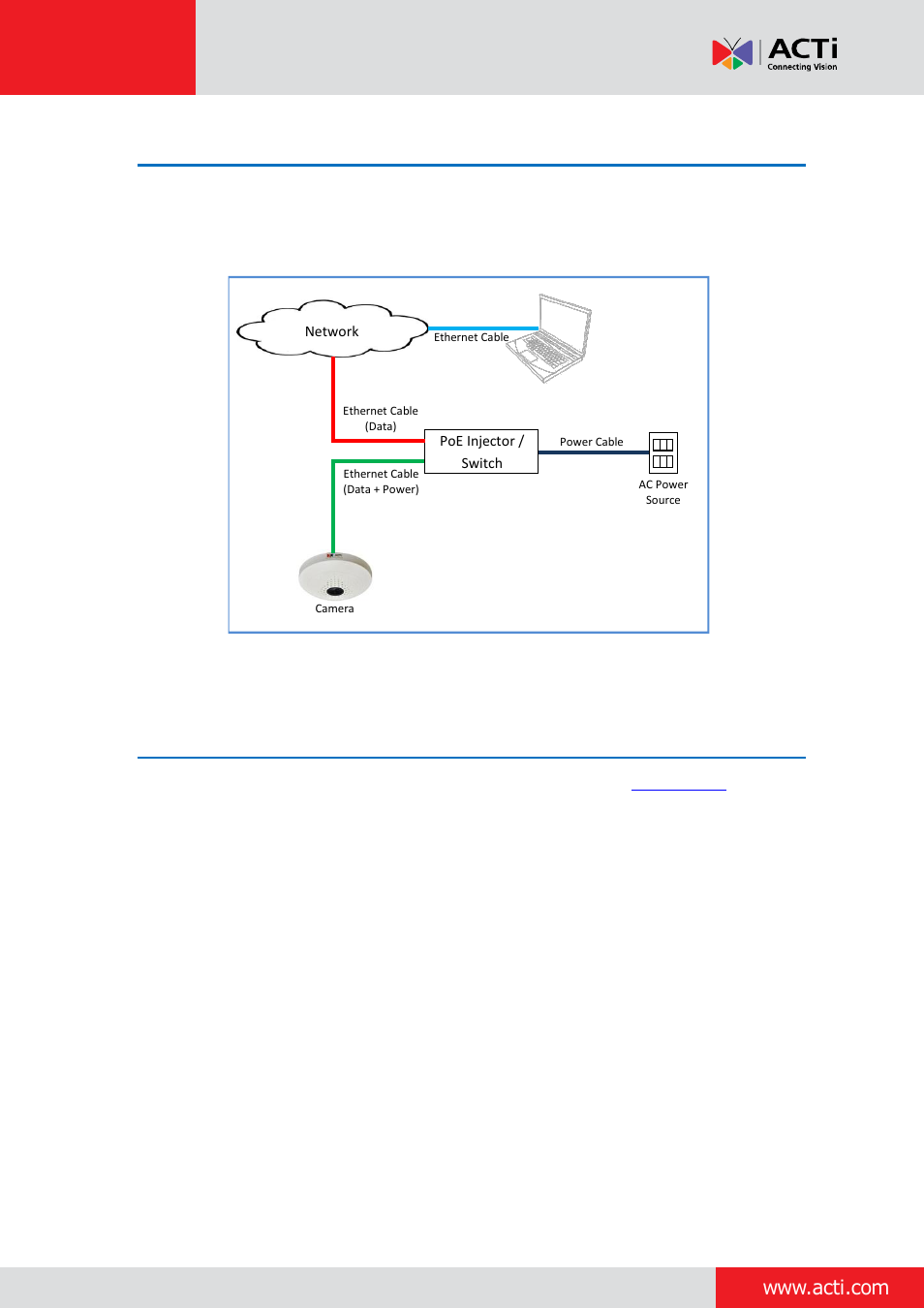 Step 6: connect to network, Step 7: access the camera live view | ACTi Indoor Hemispheric / Fisheye Dome on Straight Wall User Manual | Page 9 / 26