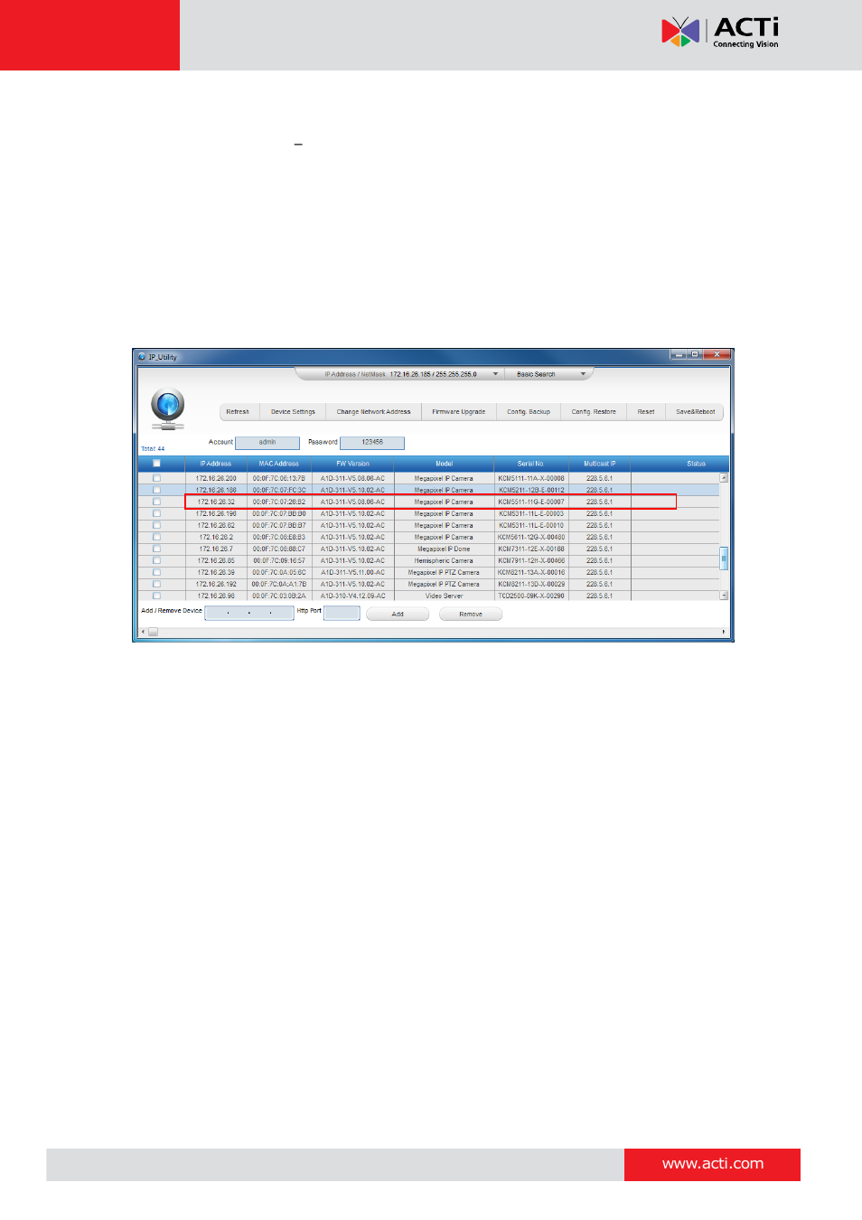ACTi KCM-5211E User Manual | Page 23 / 27