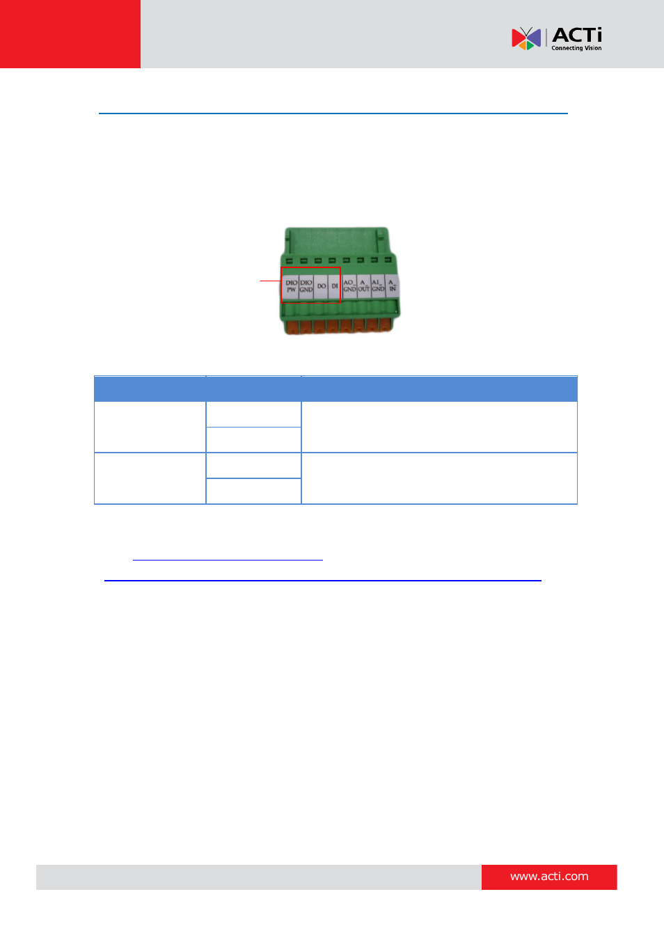 How to connect audio devices, E 17 | ACTi D61A User Manual | Page 17 / 37