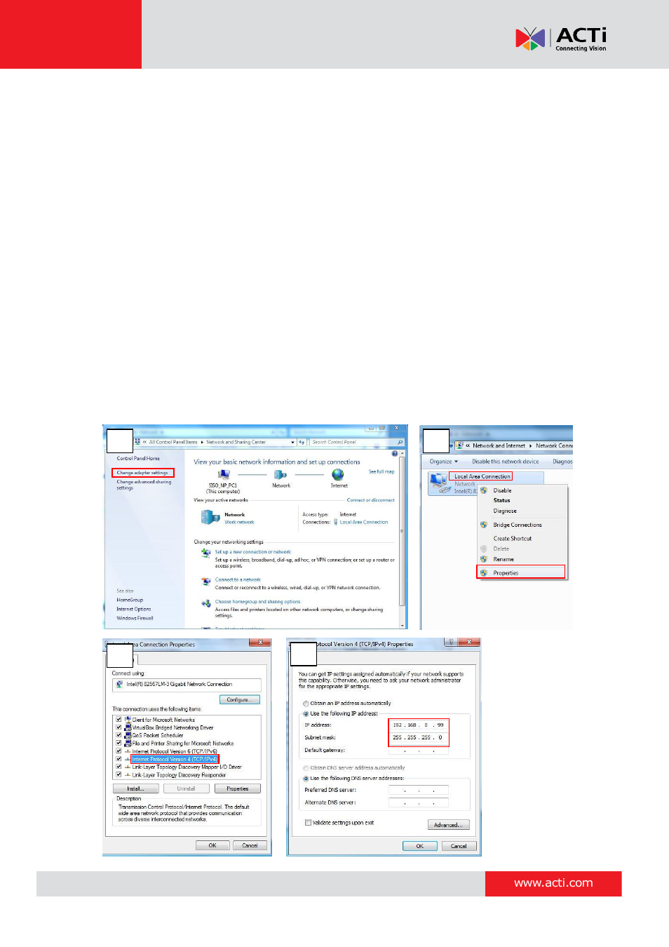 ACTi D61A User Manual | Page 33 / 37