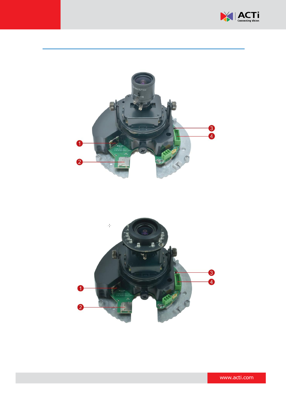 Physical description | ACTi D61A User Manual | Page 9 / 37