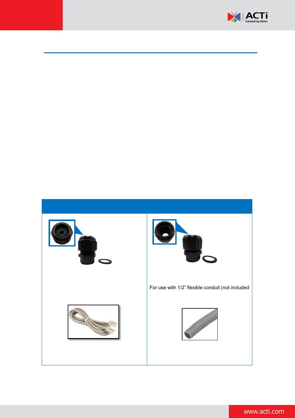 Step 5: connect the cables, Pole mount with pendant, Mount and junction box | ACTi Outdoor PTZ / Speed Dome (I9x) on Horizontal Pole with Pendant Mount User Manual | Page 10 / 36