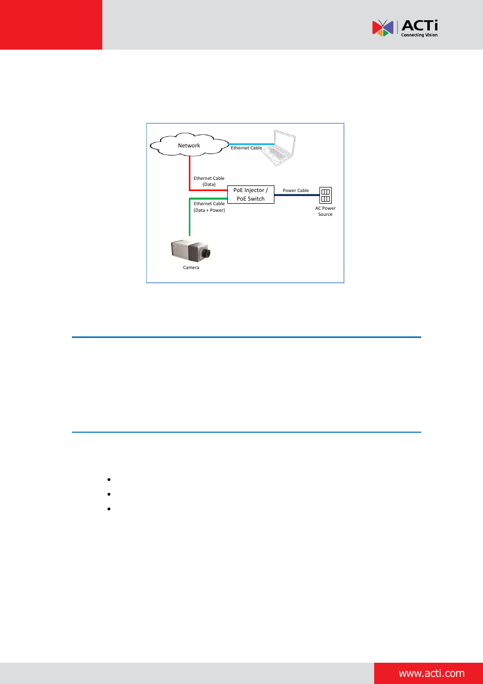 Step 5: access the camera live view, Step 6: adjust the viewing angle and focus, Installation guide | ACTi Indoor Box Camera on Wall with Bracket User Manual | Page 14 / 31