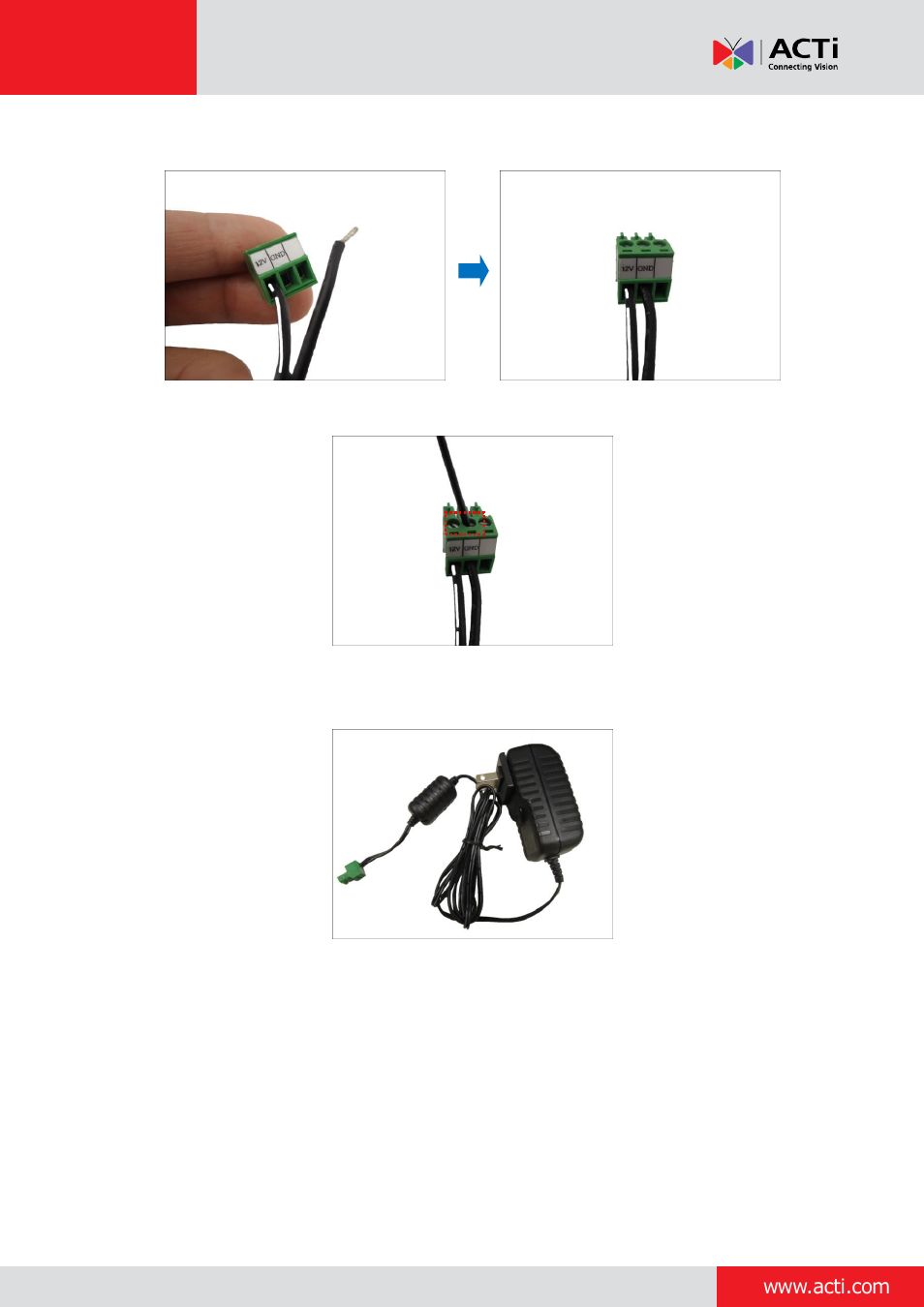 ACTi Outdoor Hemispheric / Fisheye Dome on Vertical Pole with Tilted Mount (PMAX-0310) User Manual | Page 21 / 27
