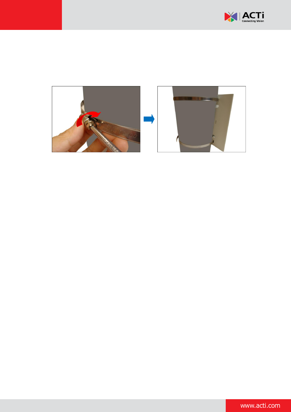 ACTi Outdoor Dome on Vertical Pole with Accessory Sets User Manual | Page 21 / 51