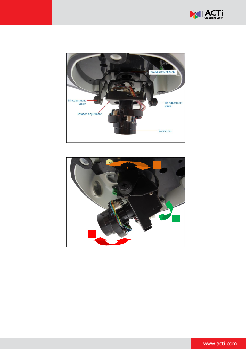 Kcm-7311, E 46 | ACTi Outdoor Dome on Vertical Pole with Accessory Sets User Manual | Page 46 / 51