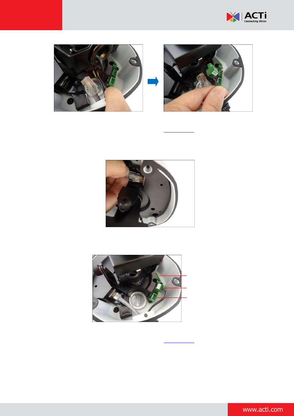 Installation guide | ACTi Outdoor Dome on Tilted Wall User Manual | Page 12 / 31