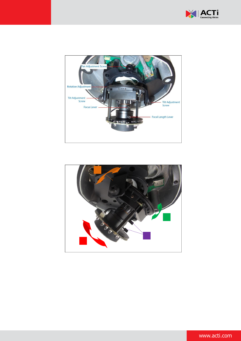 D8x / e8x series | ACTi Outdoor Dome on Tilted Wall User Manual | Page 26 / 31