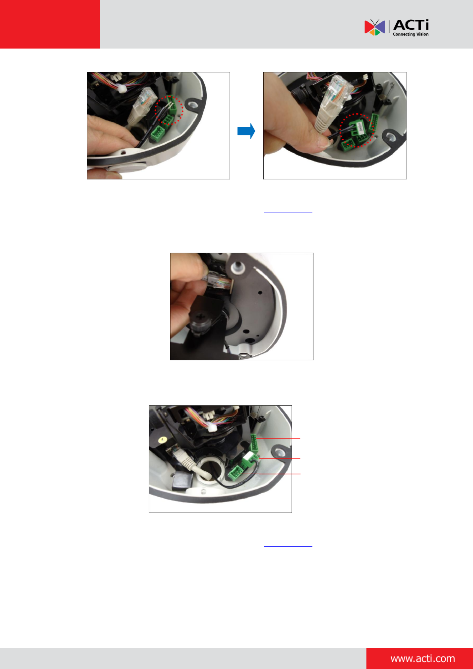 Installation guide | ACTi Outdoor Dome on Dropped Ceiling with Flush Mount User Manual | Page 13 / 34