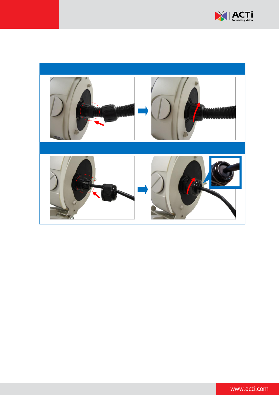 ACTi Outdoor Dome on Dropped Ceiling with Flush Mount User Manual | Page 14 / 34
