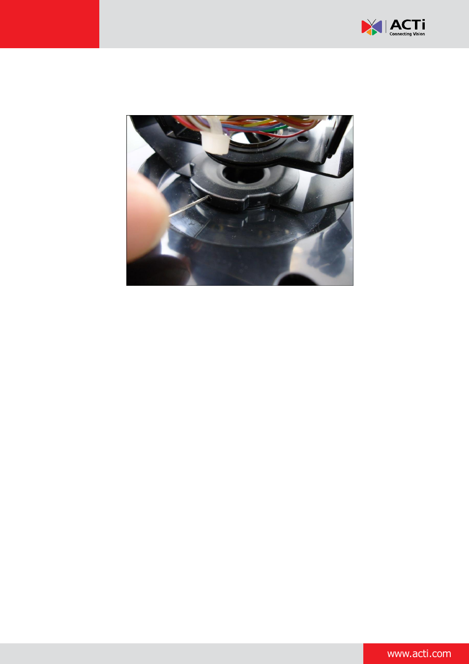 ACTi Outdoor Dome on Dropped Ceiling with Flush Mount User Manual | Page 32 / 34