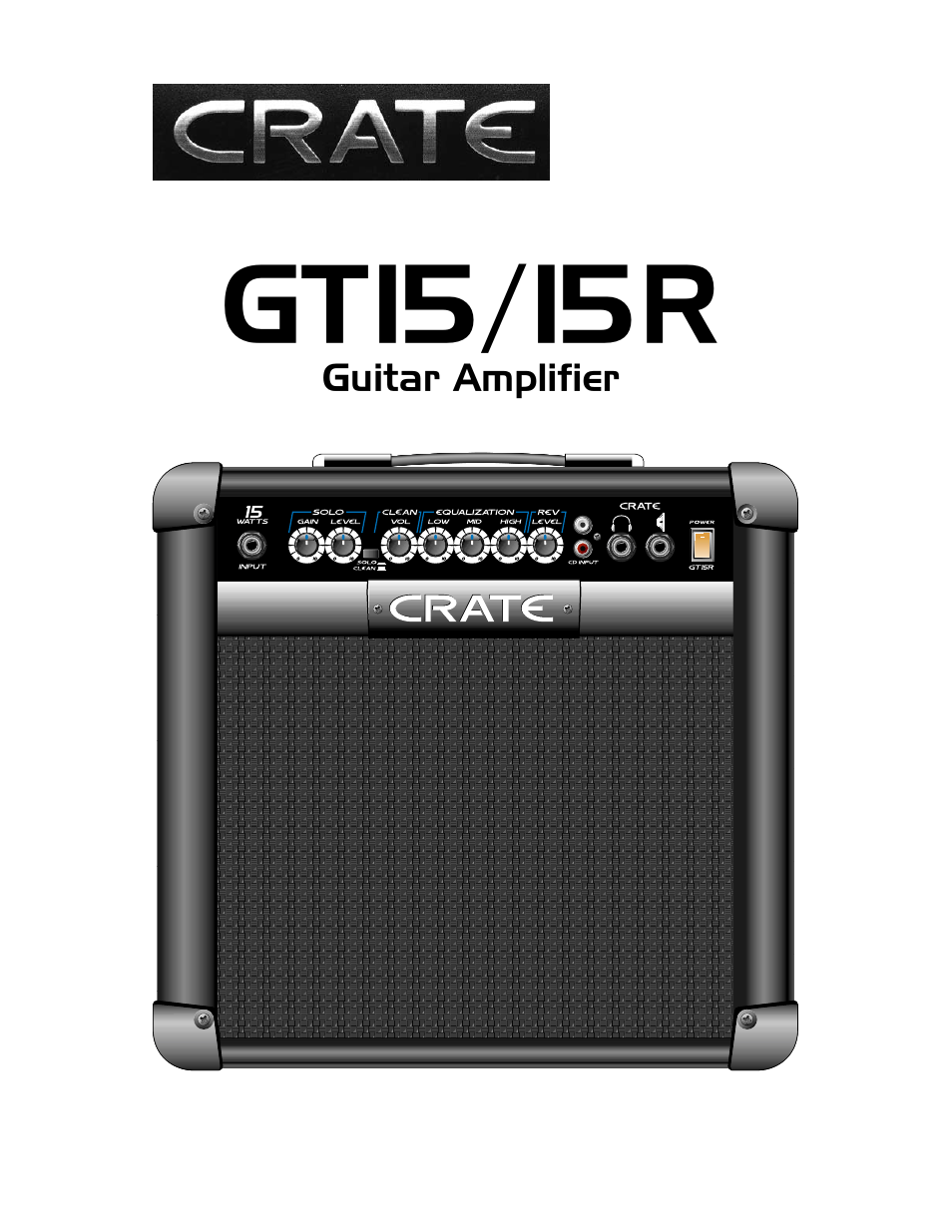 Crate Amplifiers GT15/15R User Manual | 4 pages