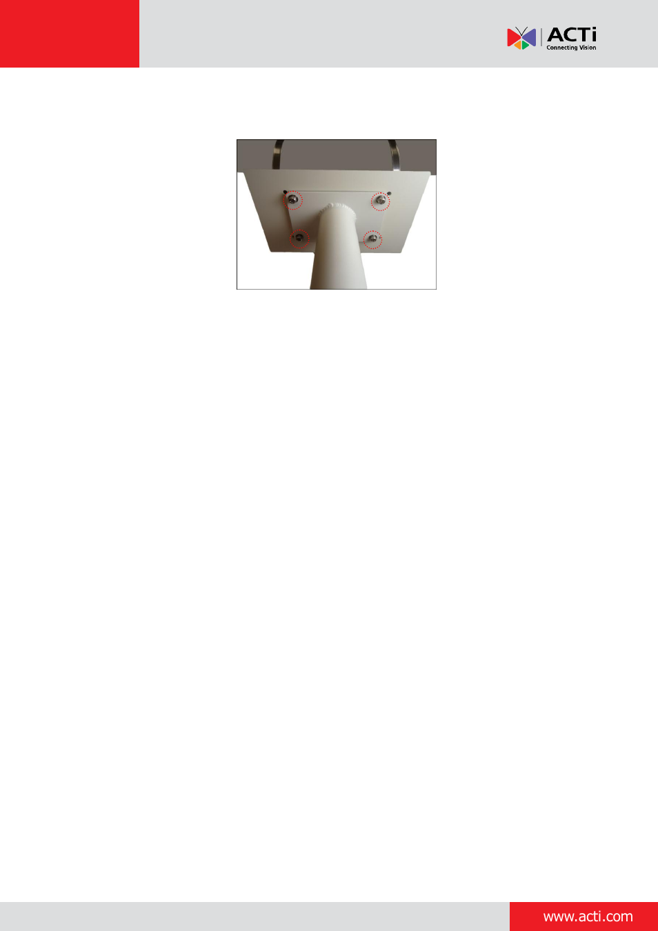 Optional: add extension tube(s) | ACTi Indoor Dome (D5xE5x) on Horizontal Pole with Pendant Mount User Manual | Page 7 / 25