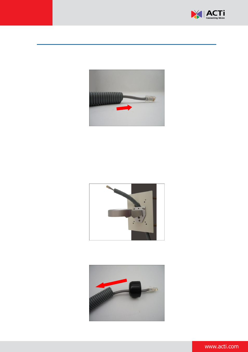 Step 4: prepare the flex conduit | ACTi Outdoor Ready Box on Vertical Pole with Accessory Set User Manual | Page 6 / 21