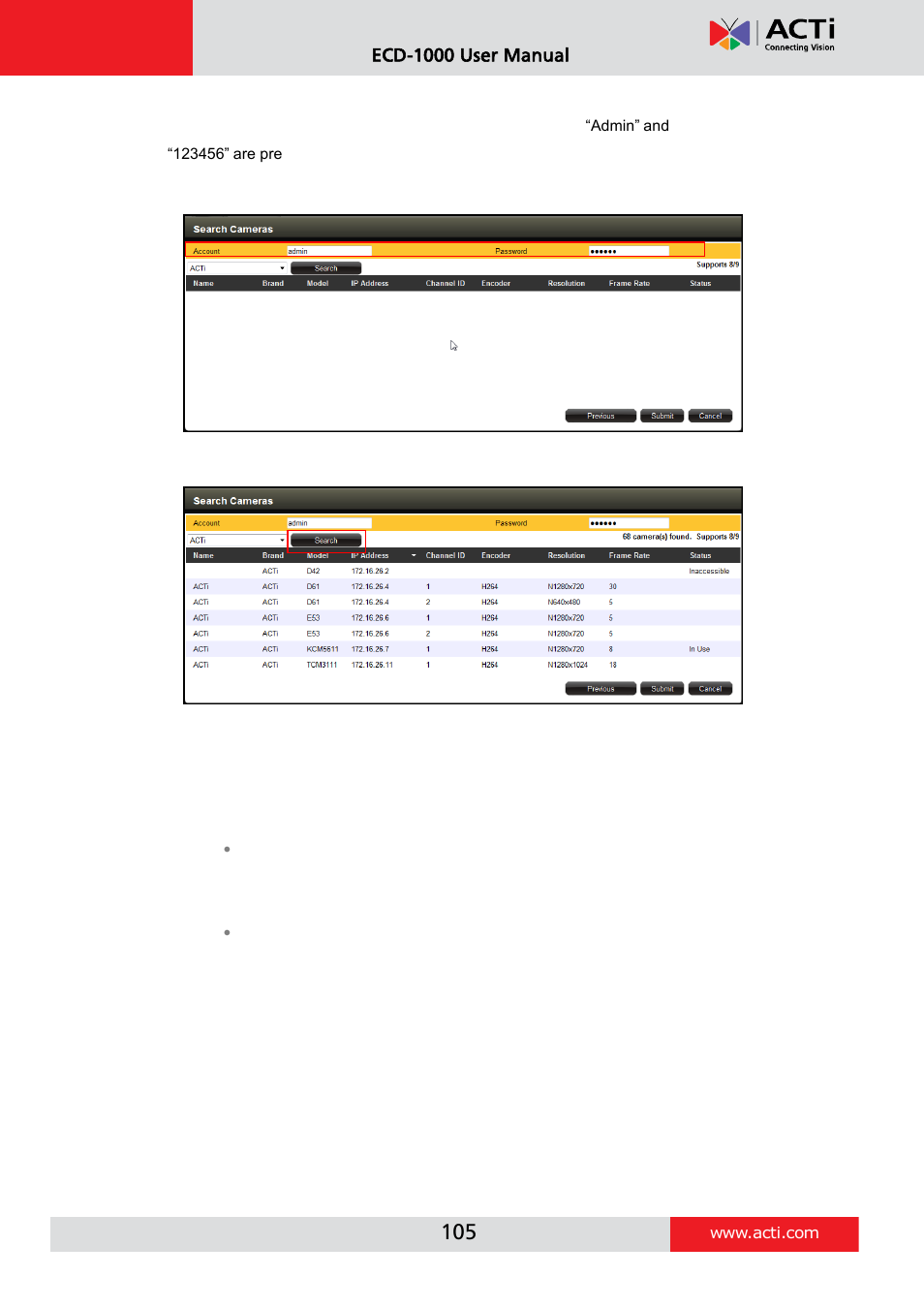 ACTi ECD-1000 User Manual | Page 105 / 135
