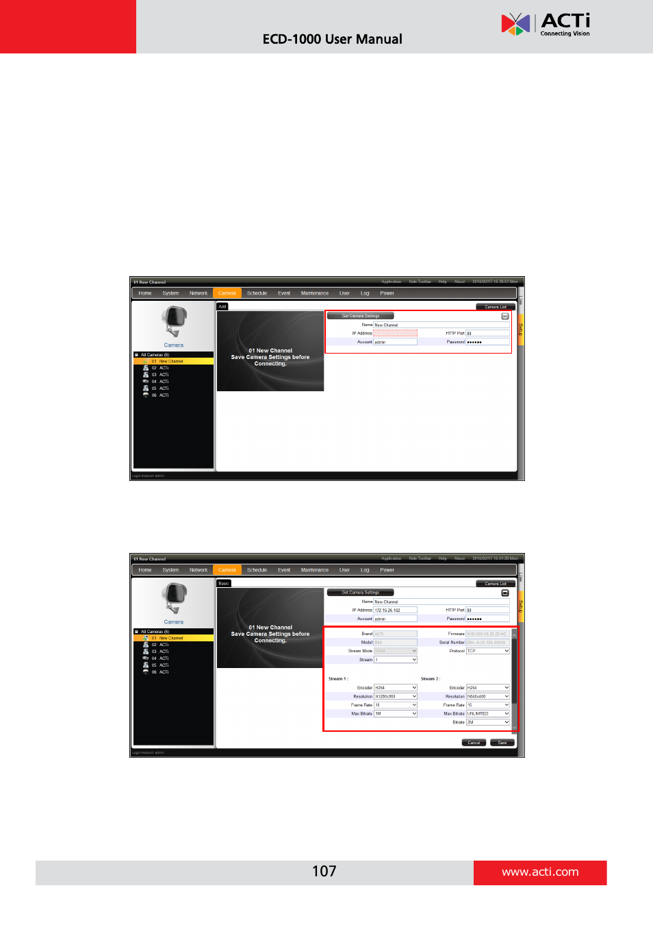 ACTi ECD-1000 User Manual | Page 107 / 135