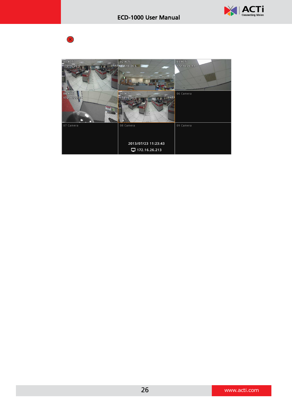 ACTi ECD-1000 User Manual | Page 26 / 135