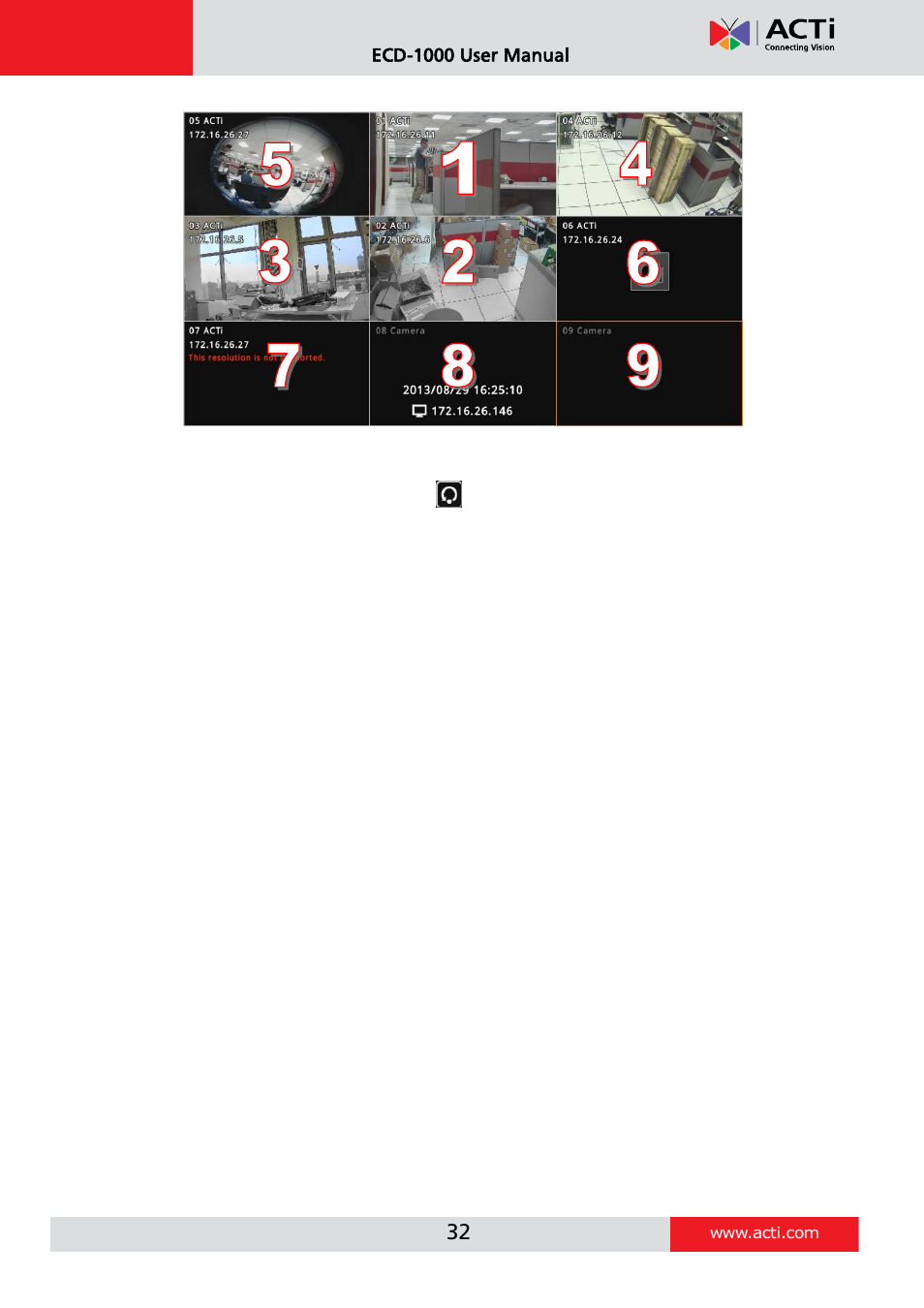 ACTi ECD-1000 User Manual | Page 32 / 135