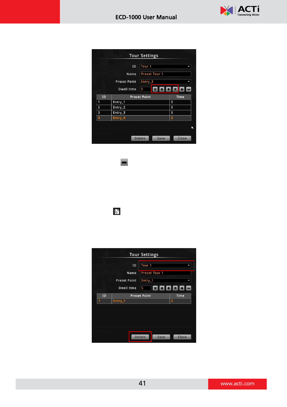 ACTi ECD-1000 User Manual | Page 41 / 135