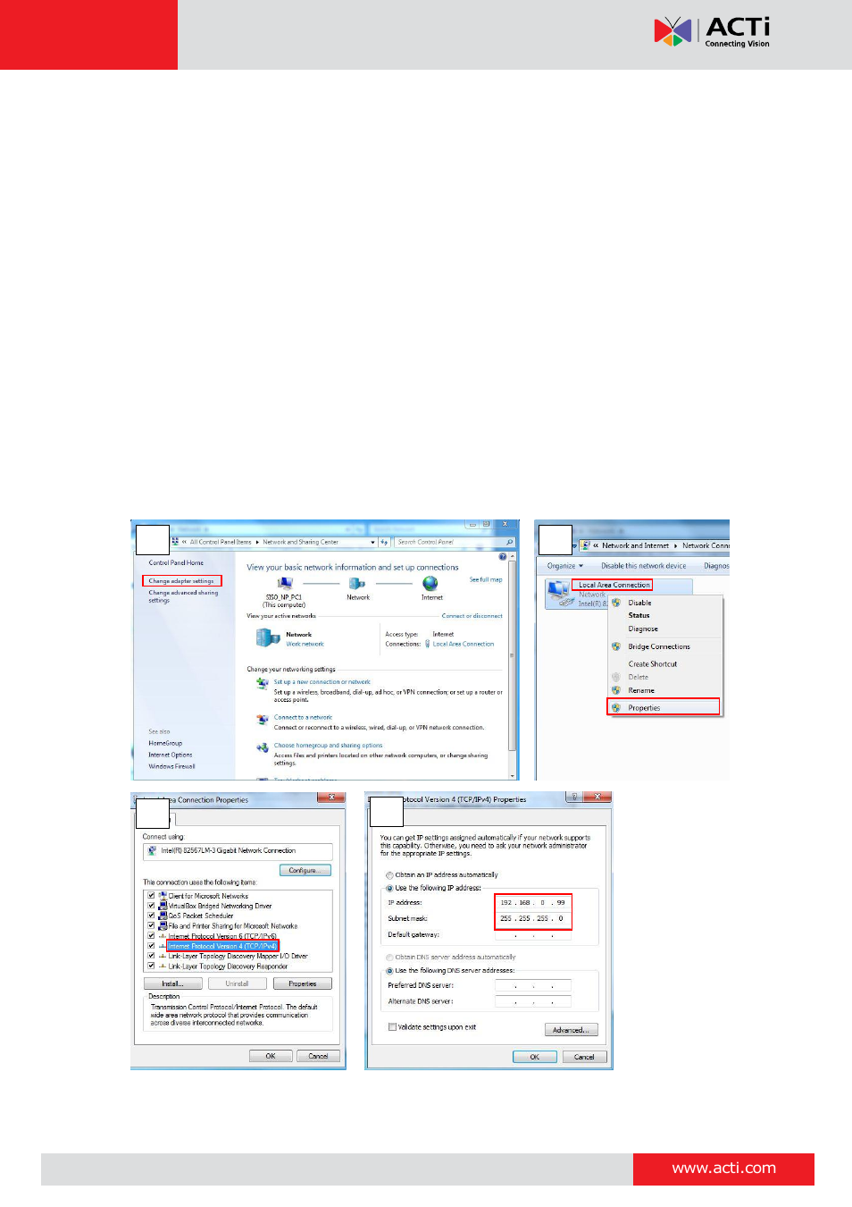 ACTi I51 User Manual | Page 25 / 29