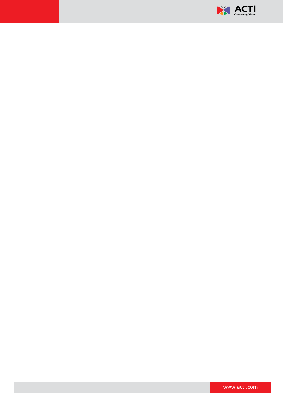 Precautions | ACTi I51 User Manual | Page 3 / 29