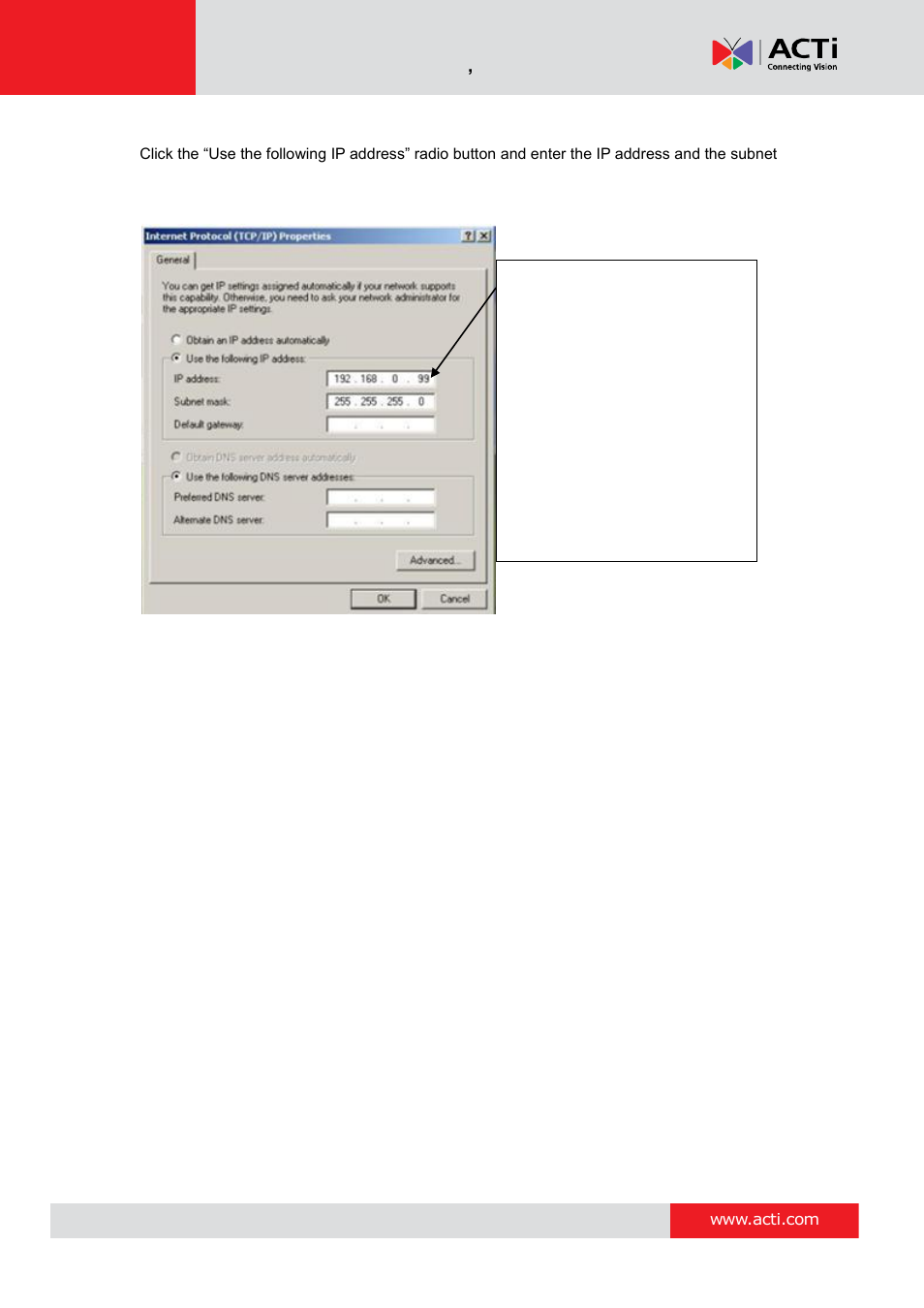 ACTi Camera Firmware V.5.12.12 User Manual | Page 10 / 101