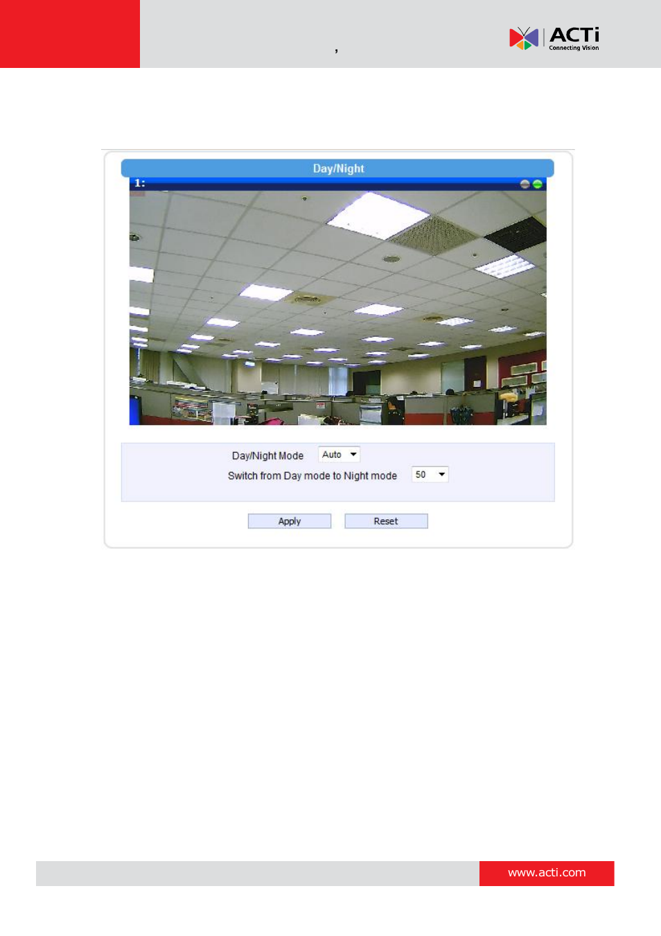 ACTi Camera Firmware V.5.12.12 User Manual | Page 55 / 101
