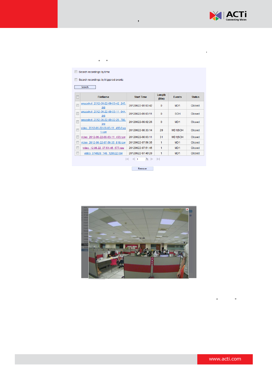 ACTi Camera Firmware V.5.12.12 User Manual | Page 89 / 101