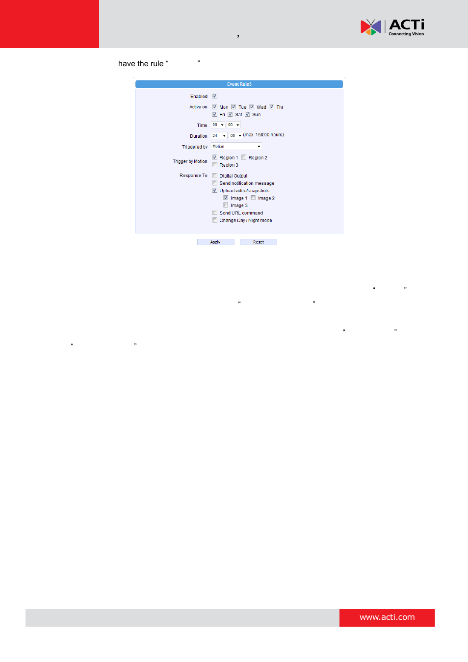ACTi Camera Firmware V.5.12.12 User Manual | Page 93 / 101