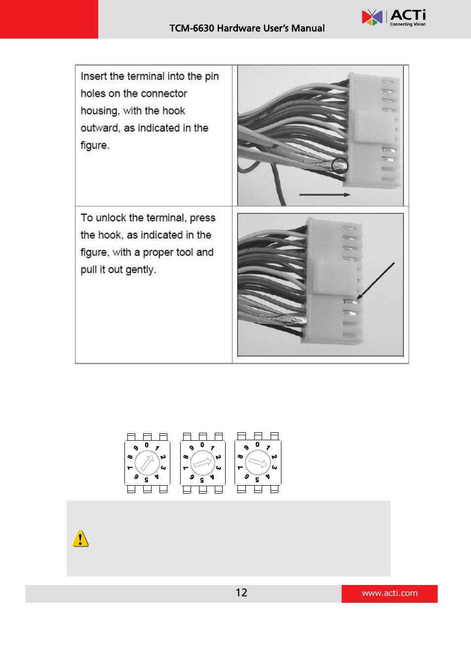 ACTi TCM-6630 User Manual | Page 12 / 55