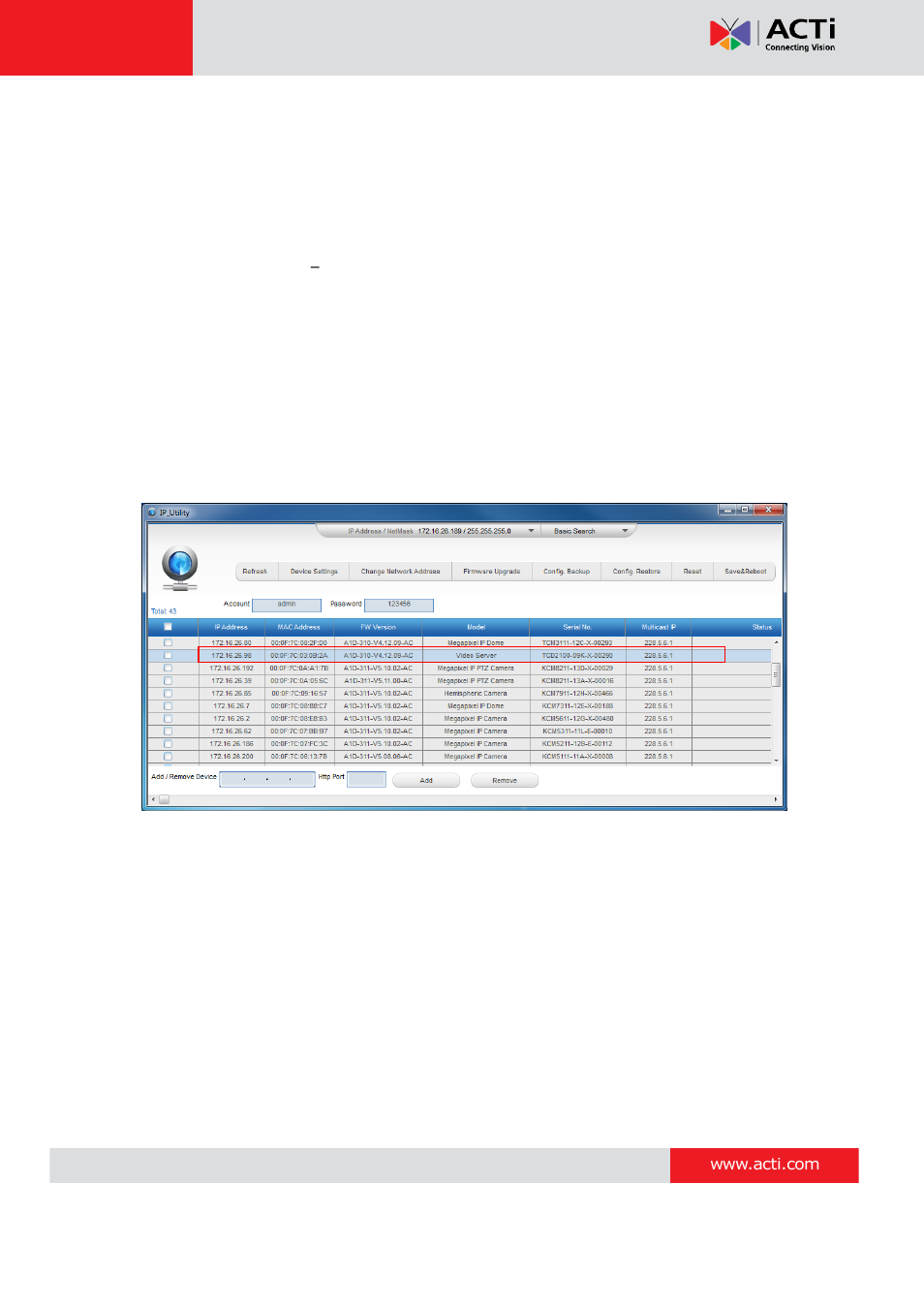 Tcd-2100 hardware manual | ACTi TCD-2100 User Manual | Page 14 / 18