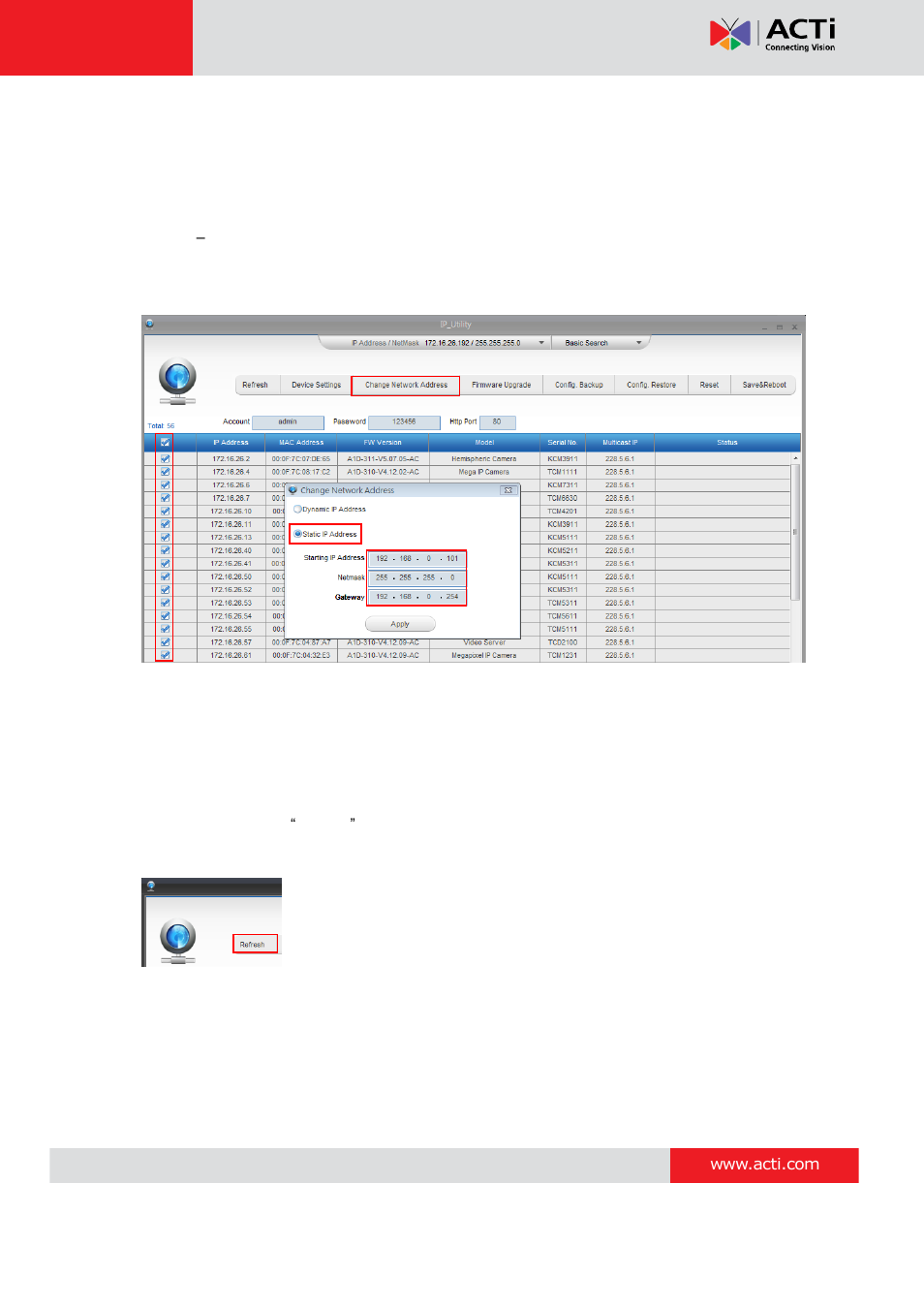 Tcd-2100 hardware manual | ACTi TCD-2100 User Manual | Page 16 / 18