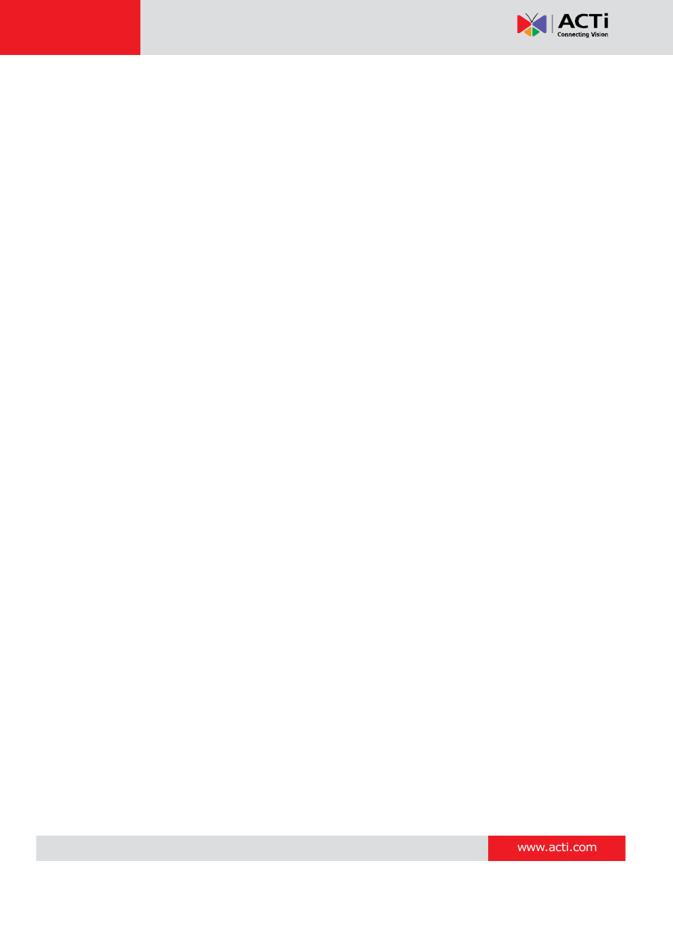 ACTi TCD-2100 User Manual | Page 5 / 18