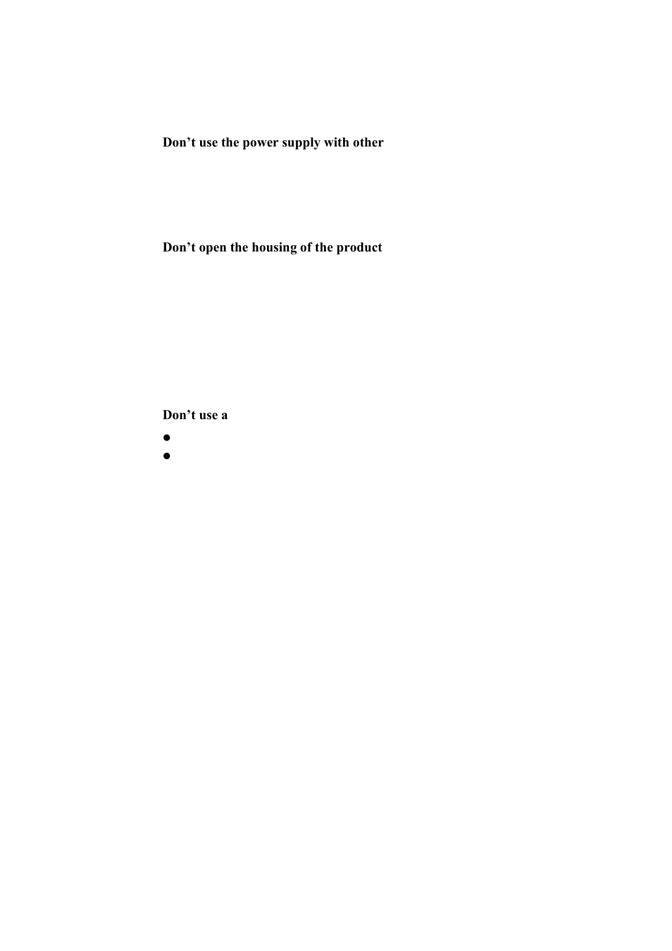 Safety instructions -4, 3 safety instructions | ACTi ACM-7411 User Manual | Page 10 / 25