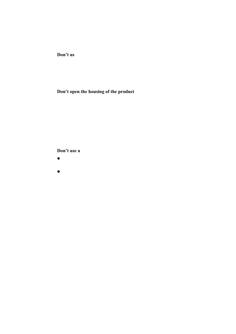 Safety instructions -4, 3 safety instructions | ACTi ACM-3701E User Manual | Page 10 / 19