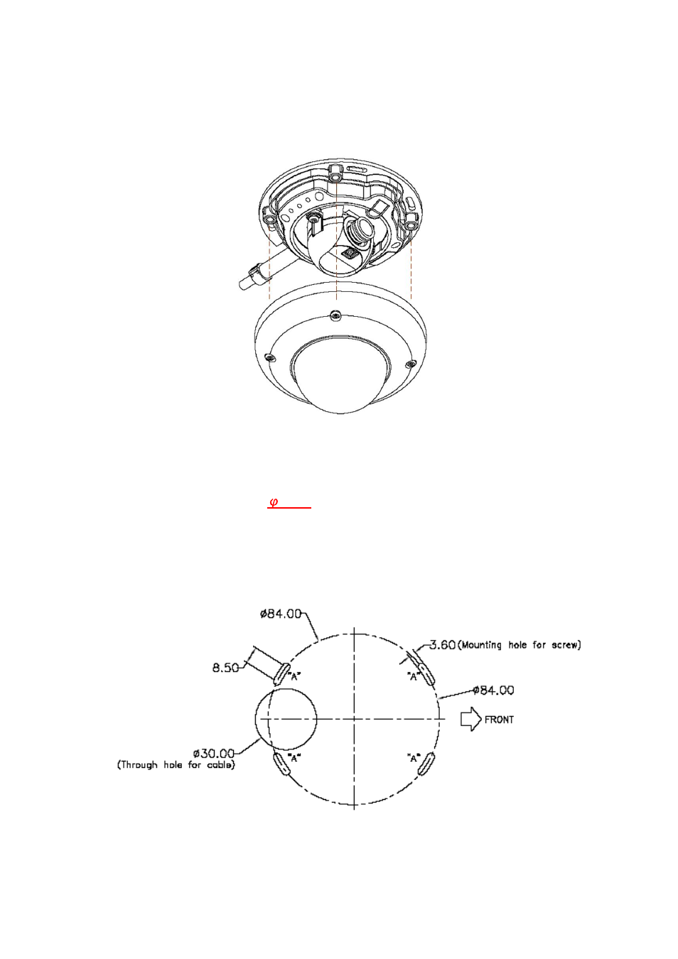 Installation procedure -9, Ceiling mount / surface mount -9, 6 installation procedure | ACTi ACM-3701E User Manual | Page 15 / 19