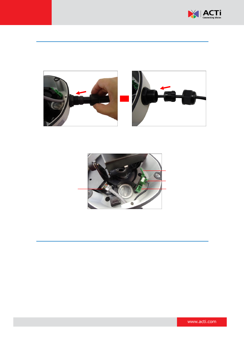 Step 5: connect the cable(s), Step 6: access the camera live view | ACTi KCM-7111 User Manual | Page 21 / 38