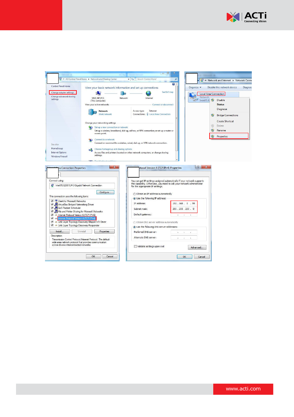 Hardware manual | ACTi KCM-7111 User Manual | Page 35 / 38