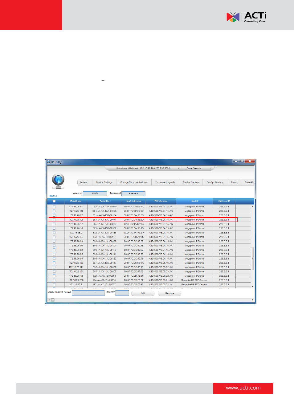 Hardware manual | ACTi D61 User Manual | Page 28 / 33